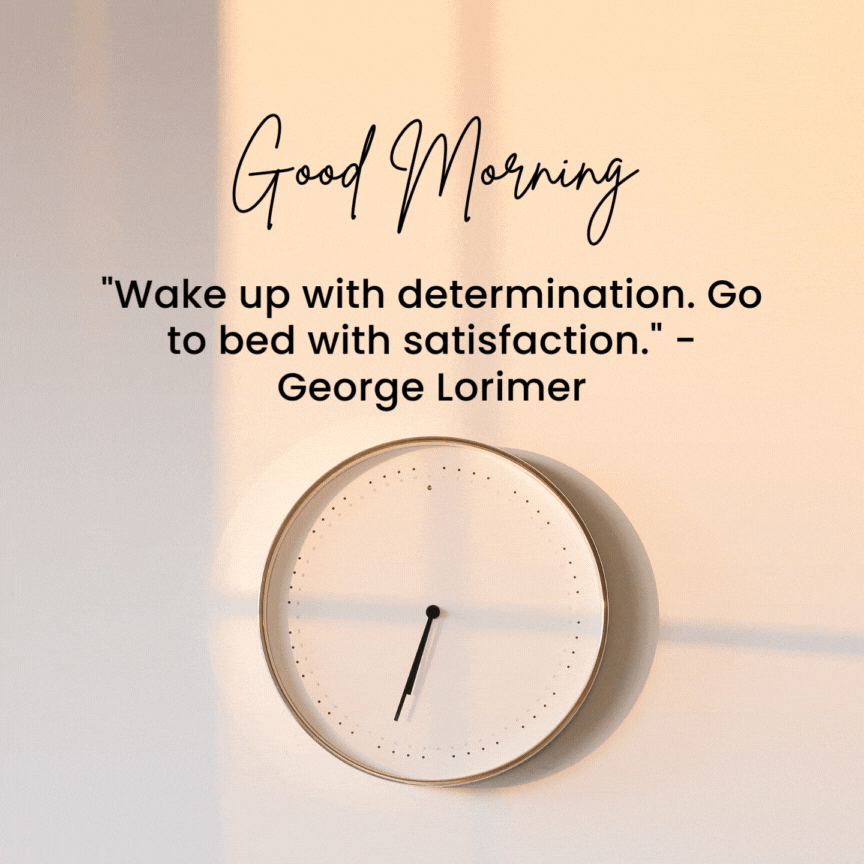 101+ Heartwarming Good Morning GIFs, Quotes & Images