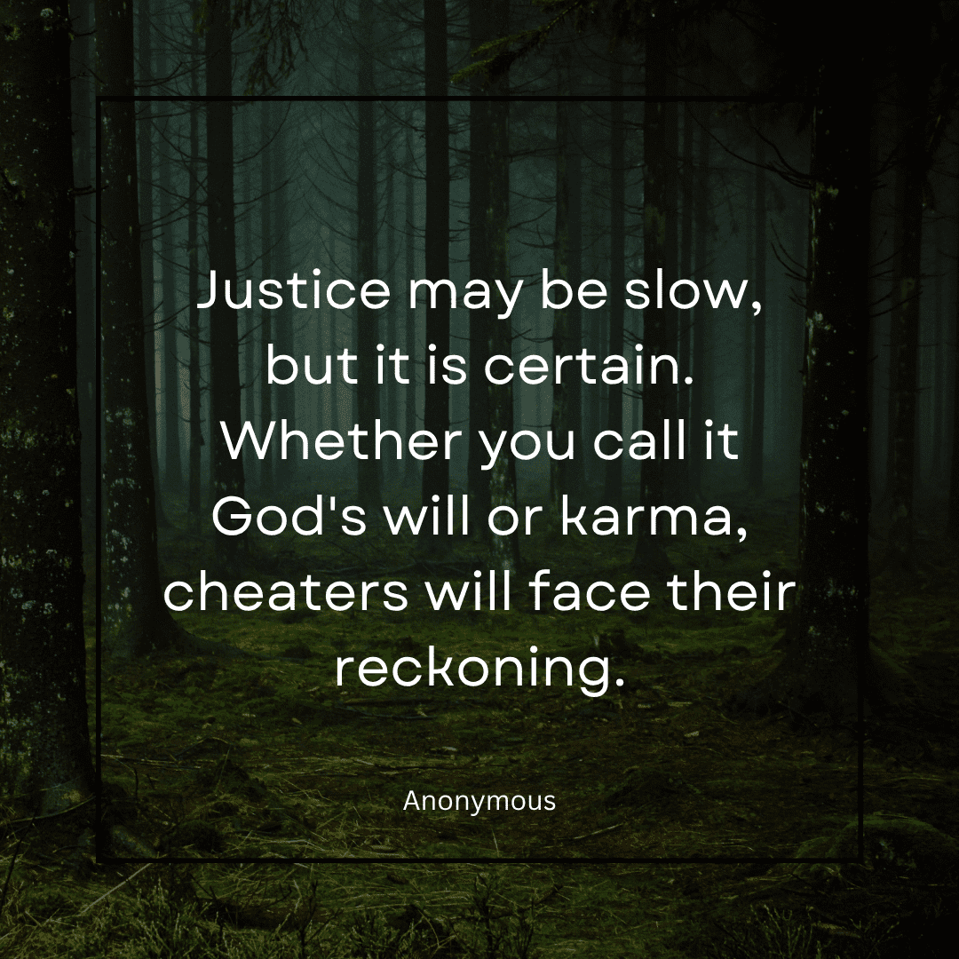 101+ Cheating Karma Quotes: Sad, Savage & Funny Truths